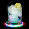thumbnail image 3 of True LED Coasters for Drinks, 4" Cup Coasters, Bar Accessories, Set of 4, 3 of 4