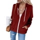 thumbnail image 1 of Puntoco Moda Mujer Casual Con Capucha Slim Cremallera Polar Suéter Abrigo Puntoco Puntoco-1, 1 of 5
