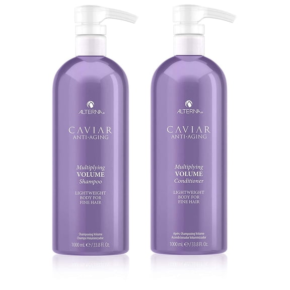 Alterna Caviar Anti-Aging Multiplying Volume Shampoo & Conditioner Liter Bundle ($162 Value)