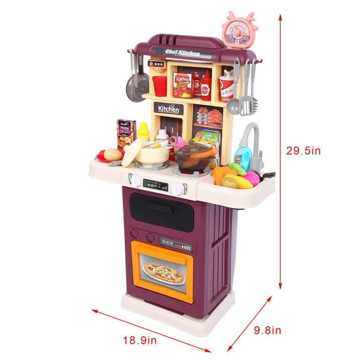 1PCS Pretend Play Mini Simulation Kitchen Toys Light-up & Sound