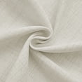 thumbnail image 5 of Muuphra Pinch Pleated Light Filtering Linen Blended Curtains with Metal Rings and Hooks for Living Room Bedroom,2 Panels,Ivory White,40"×63", 5 of 8