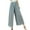 Womens Pants Blue, variant on Sinpiling Palazzo Chiffon Pants for Women Plus Size M-5X Casual Loose Wide Leg Drawstring Elastic Waist Lightweight Solid Baggy Pleated Loungewear Pant Trousers Christmas Gifts