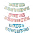 thumbnail image 4 of Billuyoard 1 Uds. Set 16,4 pies Tarjeta de papel azul decoraciones de cumpleaños para fiesta de cumpleaños cartel de feliz cumpleaños cartel de Kits de decoración para fiestas Verde 16.4 pies, 4 of 6