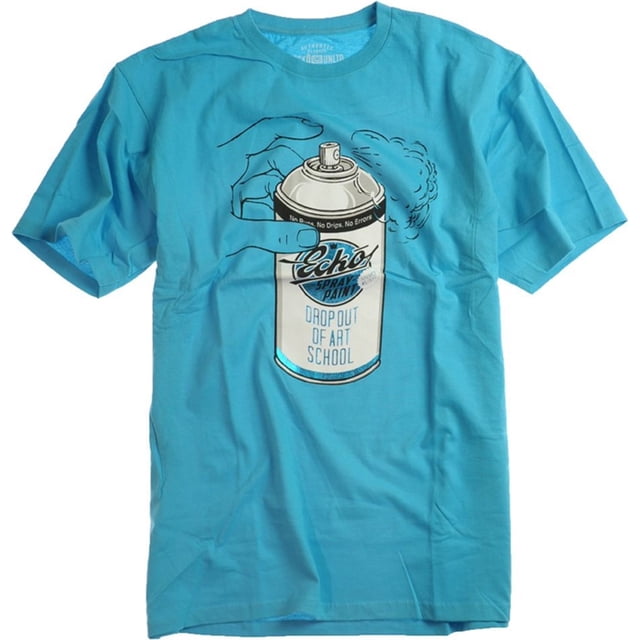 Ecko Unltd. Camiseta gráfica Dropout para hombre, azul, pequeña