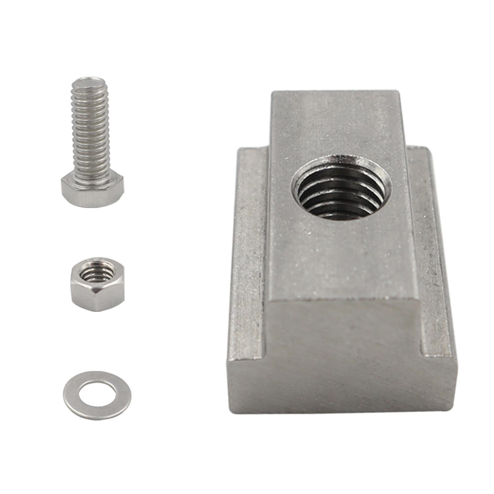 4 Pieces Bed Deck Rails Cleat T Slot Nuts for Durable