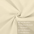 thumbnail image 3 of PiccoCasa 2 Pack Soft Microfiber Pillow Case, 14" x 20", Cream Envelope Closure, 3 of 7