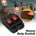 thumbnail image 2 of 2Pcs Inline Cord Switches with LED Indicators Dustproof Waterproof On/Off Large Current Inline Cable Rocker Switches, 2 of 8