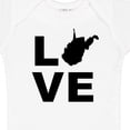 thumbnail image 4 of Inktastic Love West Virginia Boys or Girls Baby Bodysuit, 4 of 5
