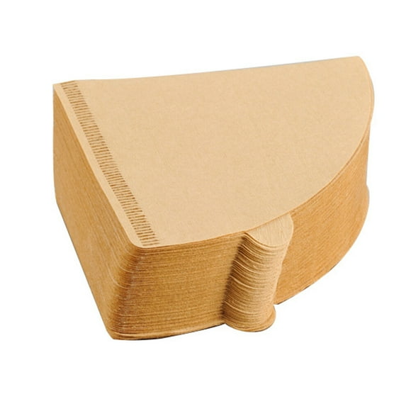 GOOHOCHY 100 Uds. Filtros de café de cono desechables filtros de café de papel para verter sobre filtros