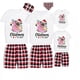 thumbnail image 1 of Pijamas familiares navideños a juego Navidad en julio Conjuntos de pijamas cortos grises para mascotas, 1 of 4