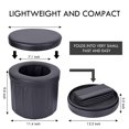 thumbnail image 4 of KDD Toilette Portable Camping Extérieur Tabouret Pliant pour Voiture, Toilette pour Camping, Randonnée, Bateau, Longs Trajets, Embouteillages, 4 of 4