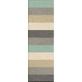thumbnail image 2 of Jaipur Maroc Anais Flat Weave Stripe Pattern Wool Handmade Rug, 2 of 2
