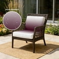 thumbnail image 2 of Outdoor Patio Cushion Covers 4 Pack Ombre Red Patio Chair Cushion Covers with Ties and Zipper Wine Red White Waterproof Outdoor Seat Cushion Covers for Patio Furniture 20"x18", 2 of 9