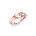 thumbnail image 2 of RKC Round Moissanite Women's Gifted Ring 925 Silver 14K Rose Gold Plated Wt 4.70 gm Width 1.80 MM, 2 of 2