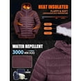 thumbnail image 5 of Pioneer Camp Men's Packable Puffer Jacket, Hooded with 6 Pockets, 5 of 5