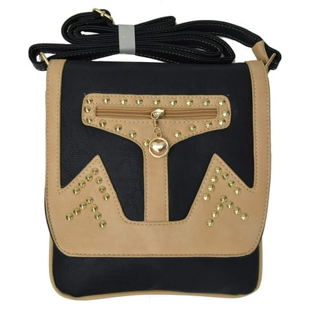 Womens Designer Cross Body Shoulder Handbag Ladies Purse W/ Adjustable