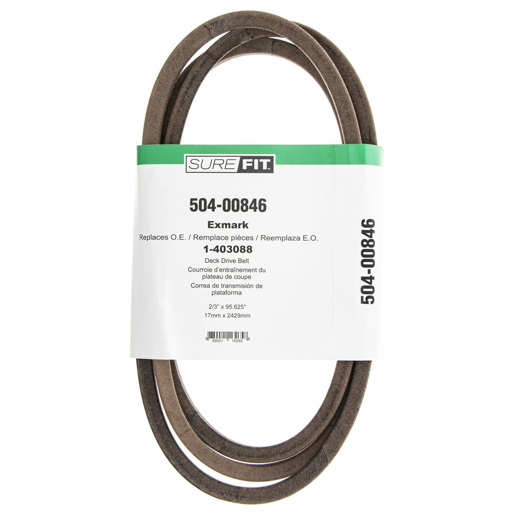 SureFit Deck Drive Belt Replacement for Exmark 1403088 52" 5Speed