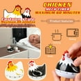 thumbnail image 4 of Kitchen Chicken Pattern Baking Timer With Adorable Chicken Design And Durable Pp Material, High-Loud Alarm Sound That Can Be Heard Even In Noisy Kitchens To Ensure You Never Miss, 4 of 4