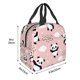 thumbnail image 3 of Easygdp Panda Bolsa Térmica Premium - Tela Oxford Impermeable, Gran Capacidad, Bolsillo Frontal, Unisex para Trabajo, Escuela, Actividades al Aire Libre y Picnics, 3 of 8