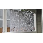 VIMA Avines 48L x 24W x 3/8 Thick PVC Private Screen Fence Decorative Wall Panels