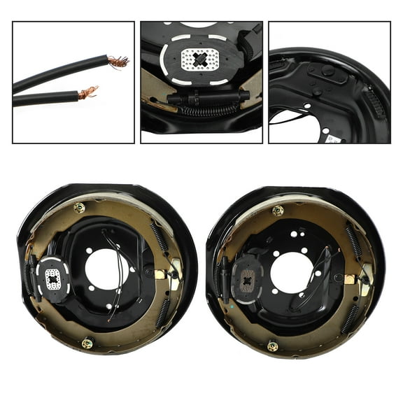 Motor Genic Electric Trailer Brake Kit-12"-Left and Right Hand Assemblies-5200 to 7000 lbs
