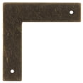 thumbnail image 4 of Dritz Smooth Campaign Hardware Corners, Small, 3 Pack, Antique Brass, 4 of 4