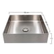 thumbnail image 5 of Ovalin Lavabo Rubinett Cuadrado Acero Inoxidable 304 Color Satinado, 5 of 6