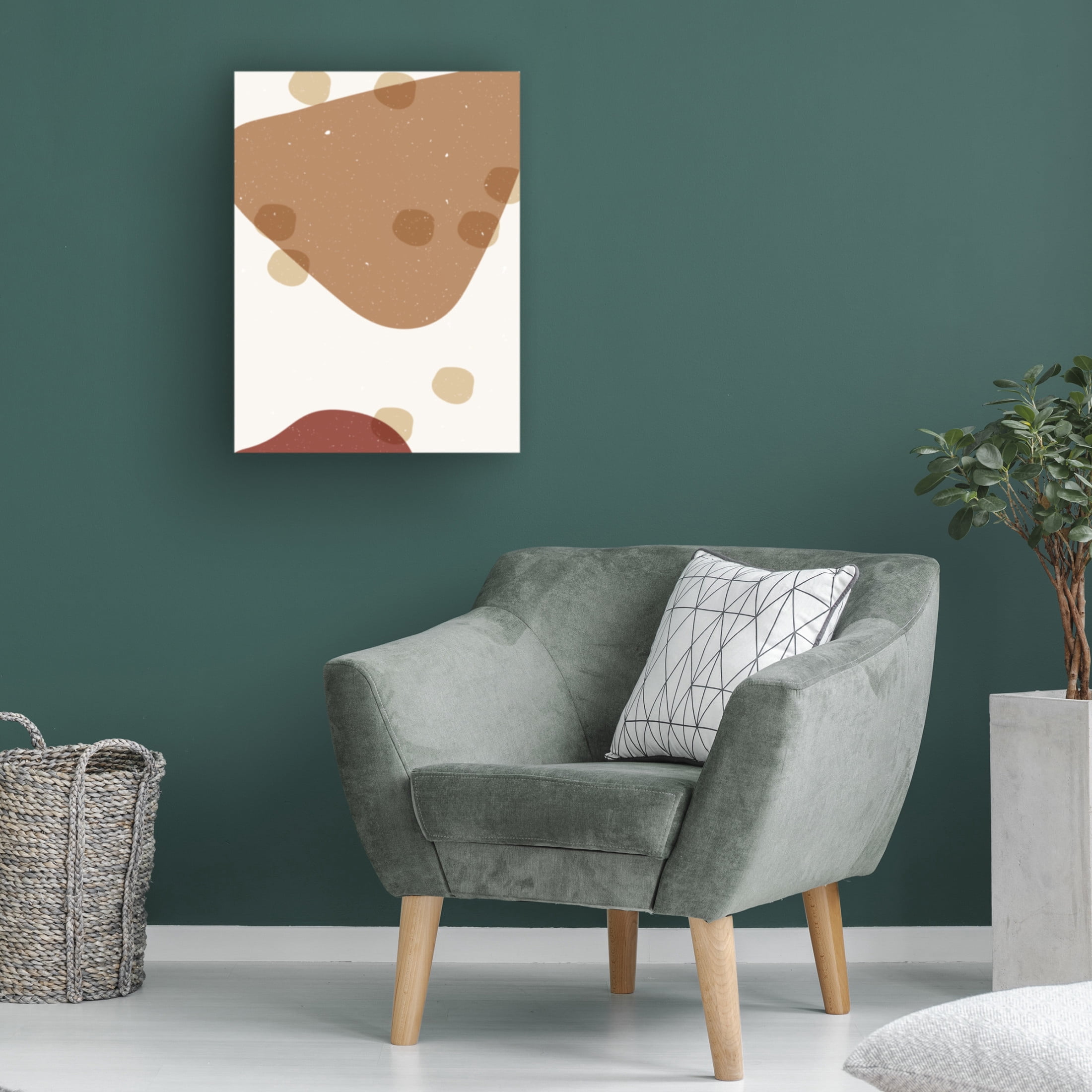 Trademark Fine Art NKTN   Abstract composition 11 Canvas Wall Art