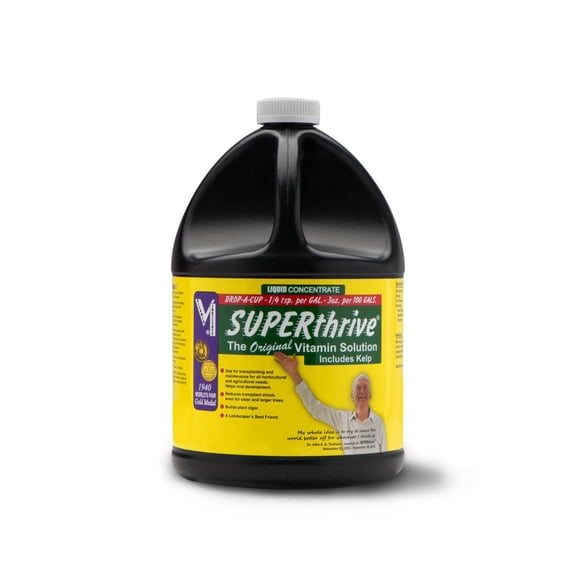 Superthrive The Original Vitamin Solution for Plants Mineral Supplement, 1 gal.