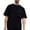 Black, variant on AHTJRT Men's Summer Oversized Loose-fit Cotton T-shirt with Pocket White 3XL