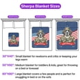 thumbnail image 5 of Happy Father's Day Honoring Veterans Saint Bernard in Army Uniform Cozy Sherpa Blanket St Dog Lover Warm Soft Throw Blanket - 13007, 5 of 5