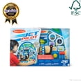 thumbnail image 2 of Melissa & Doug Jet Pilot Interactive Dashboard, Pretend Play Airplane Cockpit with Steering Yoke, Lights, Sounds, Buttons & Switches for Fidget Play,, 2 of 9
