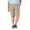 Rinsed Oxford Stone, variant on Dickies Women's Plus Perfect Shape Straight Fit Bermuda Shorts, 11", Rinsed Navy, 18W