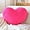 Hot Pink, variant on Beige Heart Pillows, Cute Heart Decorative Pillow, Heart Shaped Throw Pillows for Bed, Faux Rabbit Fur Plush Hoom Decor Pillow Cushion for Chair Sofa Living Room (Mini 12.9" x 9.8")