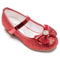 thumbnail image 1 of Zapatos planos rojos para niñas, talla 12, de Shoes Furdeour, color rojo, fiesta, 1 of 8