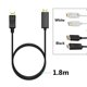 thumbnail image 4 of 1.8m Cable Converter DP to HDMI Male to Male BLACK 1080P, 4 of 4