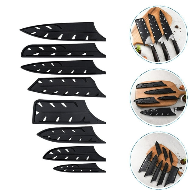 unbranded 8Ud Funda Para Cutter Negro Resistente Y Reutilizable Para Cocina