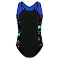 thumbnail image 1 of Yeahdor Girls One-piece Swimwear Colorful Prints Surfing Bodysuit Tweens Juniors Swimsuit Bathing Beachwear, 1 of 5