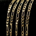thumbnail image 4 of K-KED Bulk 20Pcs Gold Plated Figaro Chain Necklace 16-30inch Delicate Jewelry for Men Women-16"-20pcs, 4 of 7