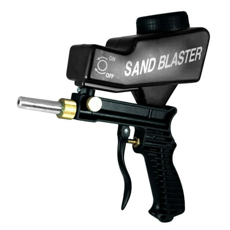 Anti-rust Sand Blasting Gun Gravity Type Sandblasting Sand Spray Gun Portable Sandblaster Machine for Paint Rust Removal (Best Paint Spray Gun)