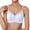 Blue, variant on IWRICH Women's Wireless Push up Bra with Cool Sheer Straps Soft Support Seamless Wear Breathable Bralettes Khaki XL