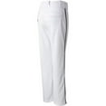 thumbnail image 3 of Rawlings Sporting Goods Rawlings Youth Belted 31 Cloth Fit Piped Baseball Pant White/Black Xl, 3 of 3