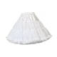 thumbnail image 3 of Falda de enagua para mujer, falda de tutú en capas para niñas, para disfraz de princesa, graduación Blanco, 3 of 8