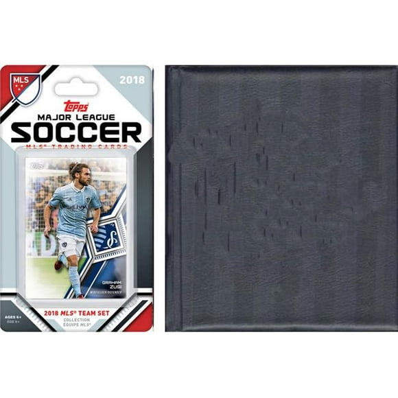 C&I Collectables SPORTKC18 MLS Sporting Kansas City Ensemble d'Équipe et Album de Rangement sous Licence 2018 Topps