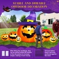 thumbnail image 6 of Yexmas 7.5FT Halloween Inflatable Pumpkin,Halloween Blow Ups with Witch Hat for Party Yard, Garden, Lawn, Indoor Outdoor Halloween Decor, 6 of 7