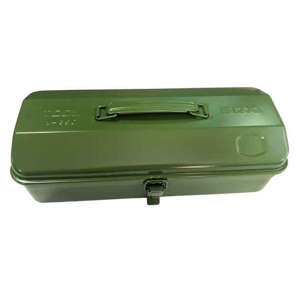 Eigraketly Caja de almacenamiento de chapa de acero duradera e impermeable organizada con estilo para herramientas de bricolaje, artesanía Herramientas y ferretería Verde 370*160*120