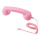 thumbnail image 4 of Auricular de teléfono retro, receptor de teléfono para teléfono móvil, todos los smartphones, reuniones rosa claro, 4 of 9