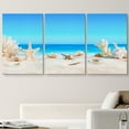 thumbnail image 2 of wall26 Canvas Print Wall Art Seashells on Tropical Beach Summer Holiday Nature Wilderness Photography Realism Rustic Scenic Colorful Multicolor for Living Room, Bedroom, Office - 16"x24"x3, 2 of 5