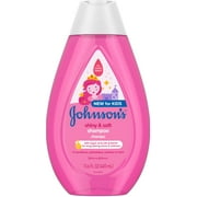 JOHNSON'S Shiny & Soft Tear-Free Kids' Shampoo with Argan Oil, 13.6 oz (Pack of 2)