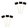 thumbnail image 1 of Unatoiry 20 Pcs Étiquettes de Nom de Plante Pot de Jardin Maison Tableau Noir Étiquettes en Bois Tige Ronde L 2Ensemble, 1 of 6